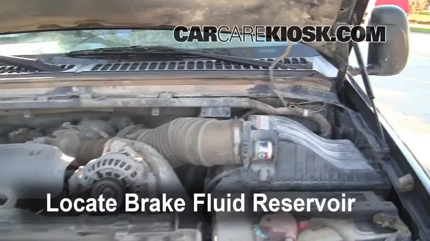 2002 Ford F-250 Super Duty Lariat 7.3L V8 Turbo Diesel Extended Cab Pickup (4 Door) Brake Fluid Add Fluid